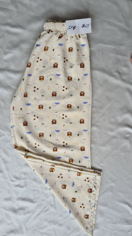 شلوار پفکی طرح خرس قهوه ایی