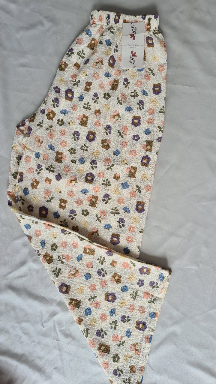 شلوار پفکی طرح خرسی2