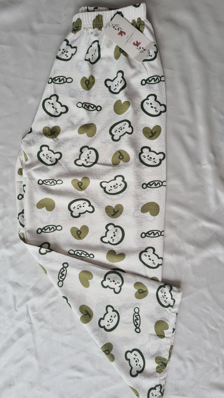 شلوار پفکی طرح خرسی